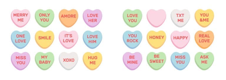 candy hearts